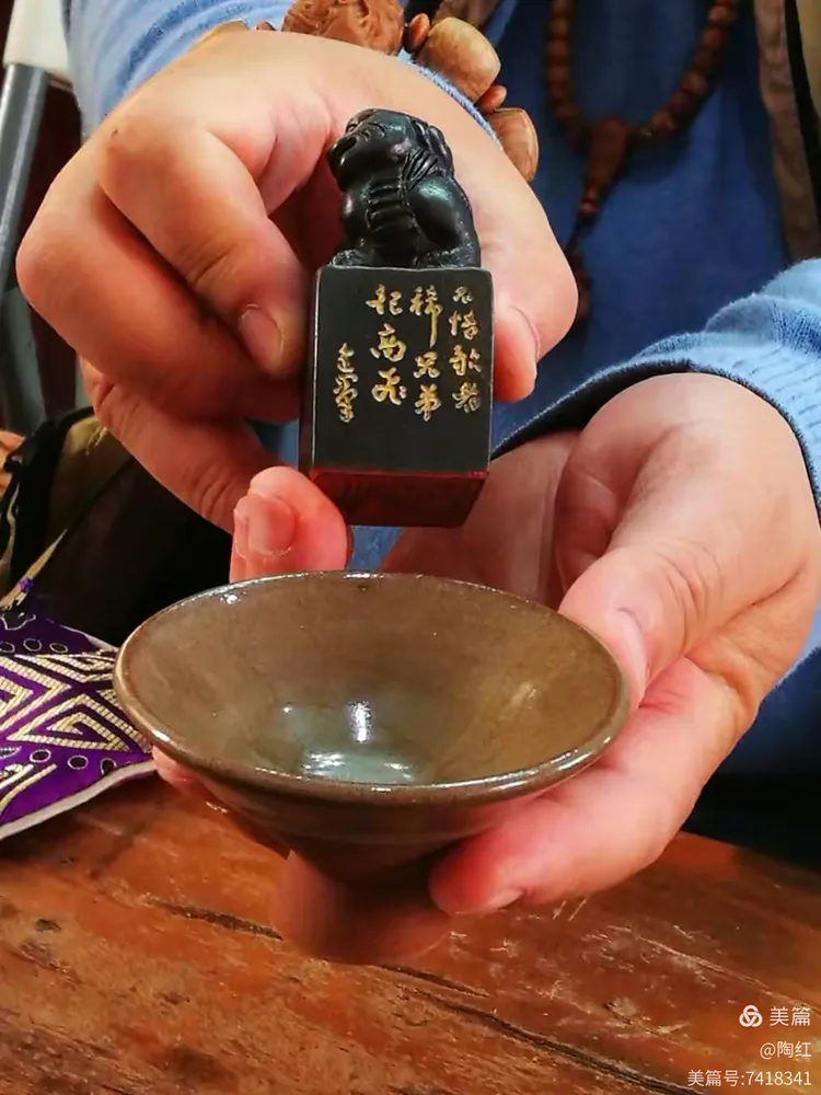 大庆油陶之百湖蚌瓷 手绘画家李建群